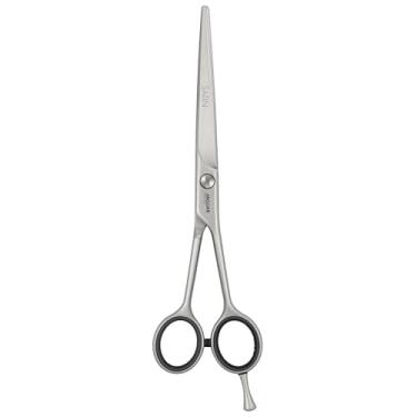 Imagem de Jaguar Tesouras de corte e corte de cabelo de aço profissional de cetim linha branca de 17 cm para estilistas de salão, esteticistas, cabeleireiros e barbeiros, design clássico, feito na Alemanha
