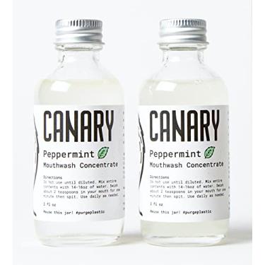 Imagem de Enxaguante bucal concentrado de hortelã-pimenta - ótimo para viagens, boca seca e saúde das gengivas - Sem álcool e flúor, sabonete bucal natural para mau hálito - Zero desperdício - pacote com 2, 59