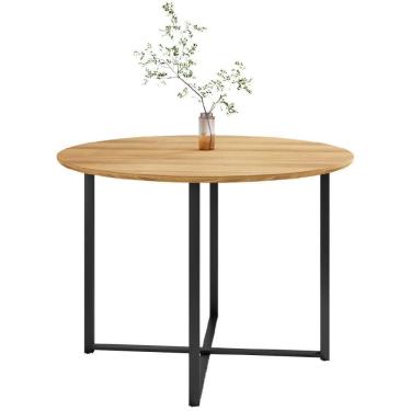 Imagem de Mesa Redonda Renata 1m Artefamol Preto Fosc