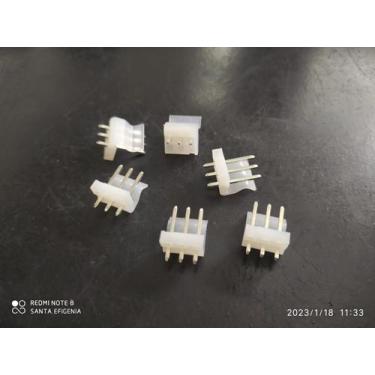 Imagem de 1x Conector Kk 3961 3,96mm 3 Vias Macho 180 Excon