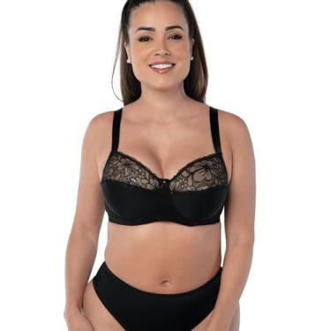 Imagem de Sutiã Taça C Baroneza DeMillus 74600, Preto, 52