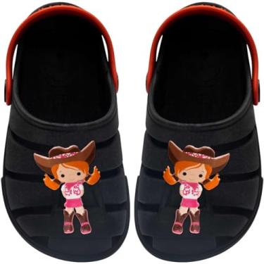 Imagem de Sandalia Babuche Feminino Nº 19 ao 28 Chinelo Infantil Boiadeira Menina 12.114 (Preto, BR, Criança de 4 a 8 anos, Numérico, 30)