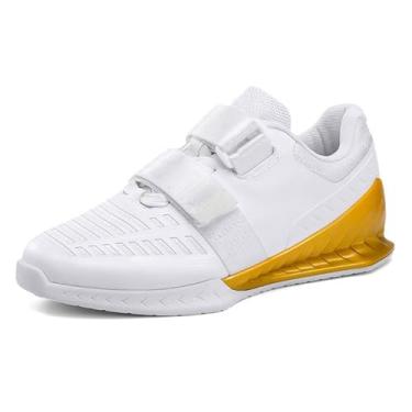 Imagem de Tênis de levantamento terra masculino para levantamento de peso, agachamento musculação, tênis antiderrapantes para powerlifting e musculação, ginástica cross-trainer respirável