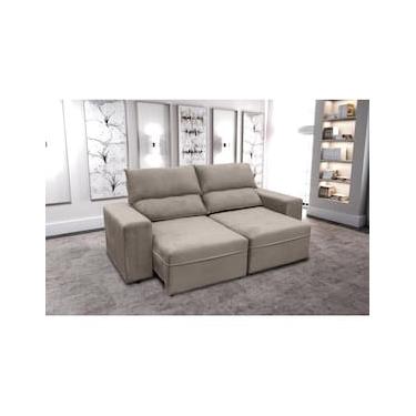 Imagem de Sofá RBF Móveis México 3 Lugares 200cm Retrátil Reclinável Molas Ensacadas