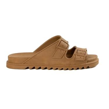 Imagem de Chinelo Papete Feminino Estilo Birken -Fivela (Caramelo, BR, Adulto, Numérico, 33)