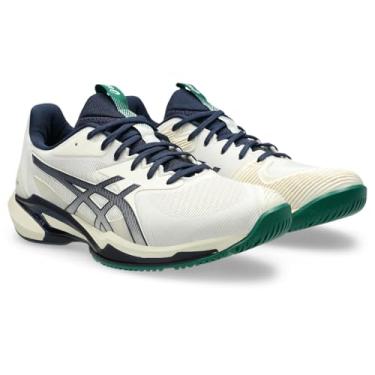 Imagem de ASICS Tênis masculino Solution Speed FlyteFoam 3 Clay, Creme Midnight, 40