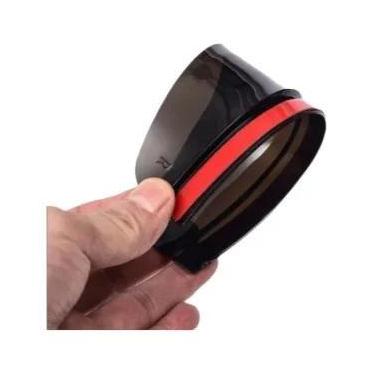 Imagem de Protetor De Chuva Para Espelho Retrovisor Universal Em Fibra De Carbon
