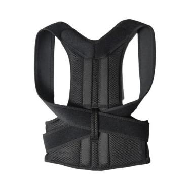 Imagem de Cinto De Suporte Lombar Ajustável, Colete Corretor De Postura, Suporte