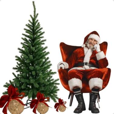 Imagem de Árvore de Natal Luxo Realista, 1,80m, 540 Galhos, Base Metálica, Verde