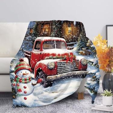 Imagem de AFPANQZ Cobertor de cama de flanela de boneco de neve, super macio, quente, felpudo, leve, aconchegante, cobertores de sofá, roupa de cama lisa, colcha de pelúcia, cobertores para sala de estar