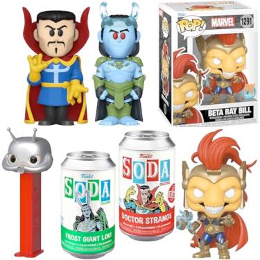 Imagem de Beta Ray Bill Exclusive Pop! Figure Thor Hammer Marvel Loki Frost Giant + Doctor Strange Ant Man Super Heroes