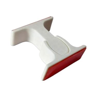 Imagem de Kit Trava Porta MagnéTica 3/5 PeçAs – Fixador Para Porta E Parede, Em Dois Tamanhos, ImpressãO 3d(5 Brancas Curtas)