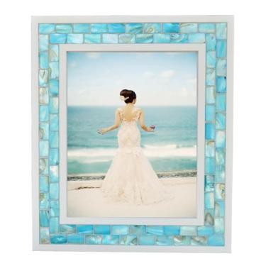 Imagem de Porta-retratos GIFTME 5 Beach, 8 x 10 polegadas, madrepérola
