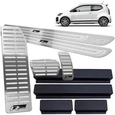 Imagem de Descanso Pedaleira Auto. Soleira Prata AR Up R-line 2 Portas