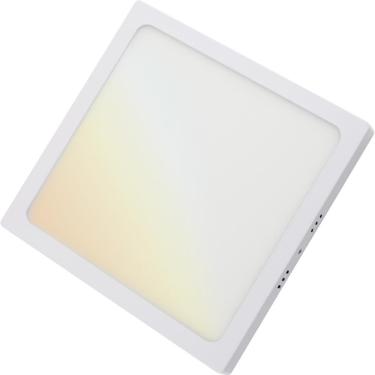 Imagem de Plafon Quadrado De Sobrepor Tramontina Smart Led 1300 Lm 18 W