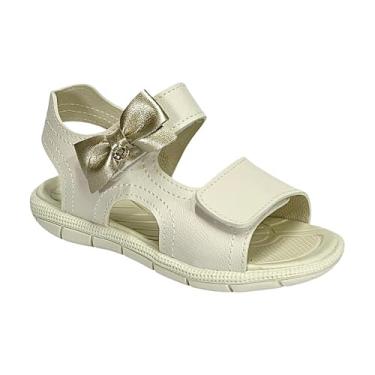 Imagem de Sandália Klin Tic Tac Casual 171261 Off White/Dourado