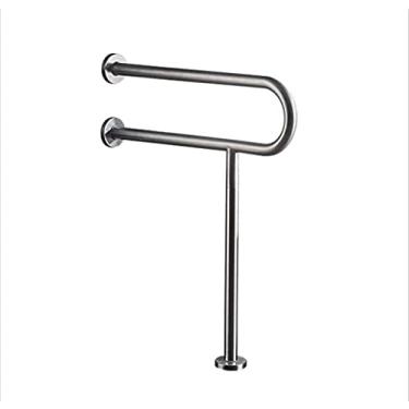 Imagem de Barras de apoio para banheiras e chuveiros, barra de apoio de segurança para deficientes sanitários, corrimão de aço inoxidável 304 para banheiro e banheira, suporte de parede em forma de U