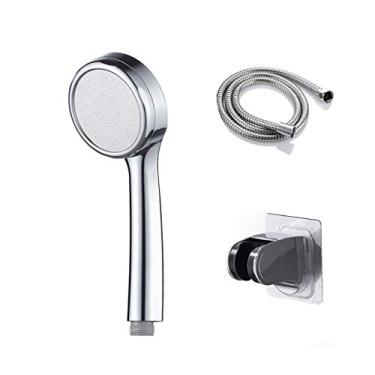 Imagem de WYUYIWH Cabeça de chuveiro pressurizada de mão cabeça de chuveiro pressurizada doméstica cabeça de chuveiro banheiro chuveiro