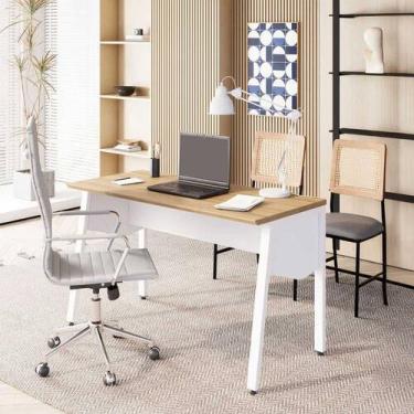 Imagem de Escrivaninha Escritório 1,20m com Tampo Chanfrado F5 Office - F5 Offic