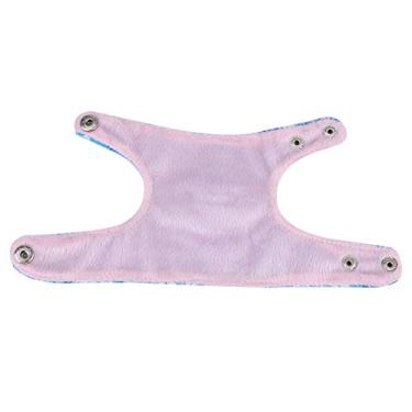 Imagem de Pssopp Arnês e Trela para Hamster, Colete de Algodão Macio para Animais de Estimação Pequenos Com Design Ajustável, Ideal para Atividades Ao Ar Livre de Esquilos e Cobaias (Azul claro)