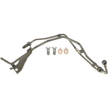 Imagem de Gates Conjunto de linha de drenagem e alimentação de óleo do turbocompressor TL299 - Aço x 45,7 cm com 2 parafusos banjo, 2 arruelas