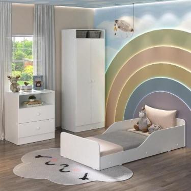 Imagem de Quarto Infantil Completo Liz Multimóveis Branco - MULTIMOVEIS