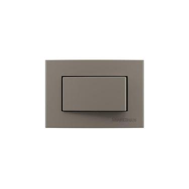 Imagem de Placa Para Móveis 65x45 Com Interruptor Simples Margirius Sleek Colors 10a Argila Argila