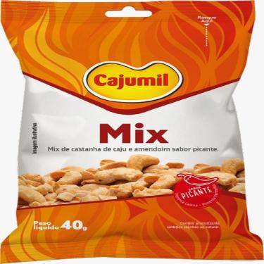 Imagem de Mix Castanha de Caju Apimentada 40g Cajumil