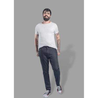 Imagem de Calça Masculina Plus Size Sarja Básica - 500547