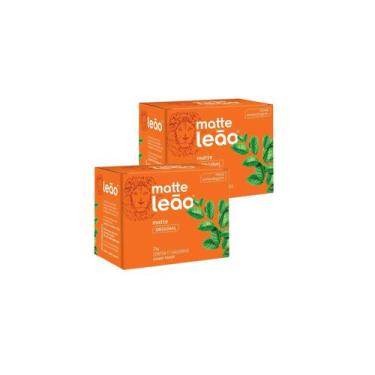 Imagem de Chá Matte Original Com 15 Saquinhos -kit 2 Caixas - Leão - leão alimen