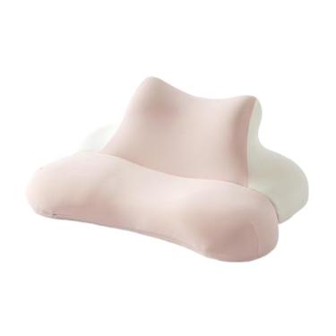 Imagem de ＫＬＫＣＭＳ Pillow de rosto para baixo simples capa com zíper homem Mulheres Memória Algodão Lie travesseiro para assistir a presentes Apartamento Apartamento, Rosa