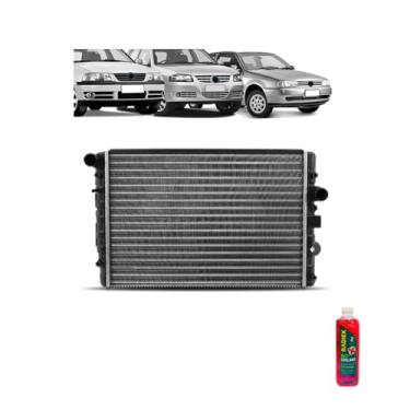 Imagem de Kit Radiador VW Gol 1.0 8/16V + Aditivo Radiador RadiEx R1952 Rosa