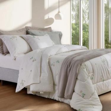 Imagem de Cobreleito Queen 200 Fios Kacyumara 03 Pças Vida Bela Erdene