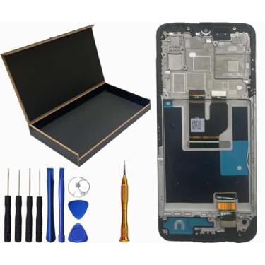 Imagem de SECRETIGER Tela LCD sensível ao toque digitalizador de substituição para tela LCD T-Mo Bile REVVL 8 5G TMRV085G