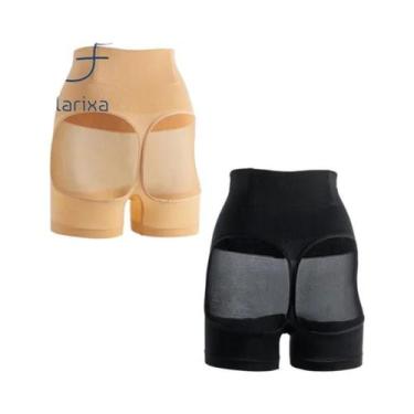 Imagem de Shapewear Feminino De Cintura Alta, Levanta Bumbum, Calcinha Sem Costu