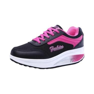 Imagem de Sapatos femininos vulcanizados, tênis de alta qualidade, plataforma am