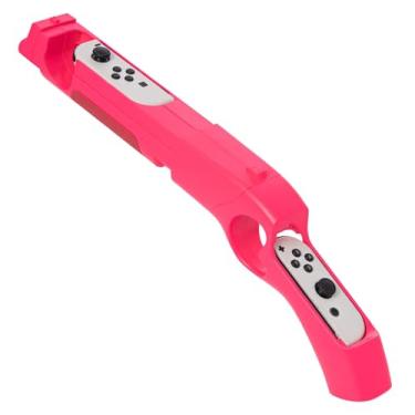 Imagem de HEATFUN Switch Gun Controller, Game Switch Hand Grip Compatible with Splatoon 2, Hunting Simulator 2 Nintendo Switch and other Shooting Games - NewPink