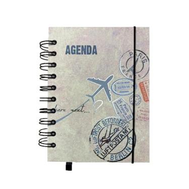 Imagem de Agenda 2026 Temas Viagem Capa Dura Espiral, com elástico e marcador de página. (4)