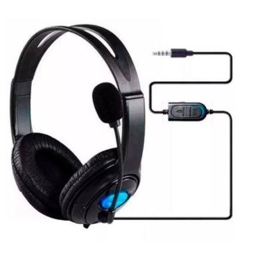 Imagem de Fone De Ouvido Headset Estéreo Para Ps4 C/ Microfone