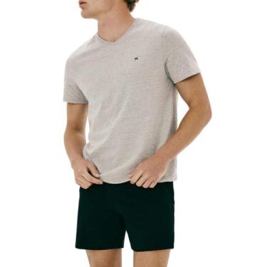 Imagem de Pijama Masculino Curto Hering 7613, Cinza, XG