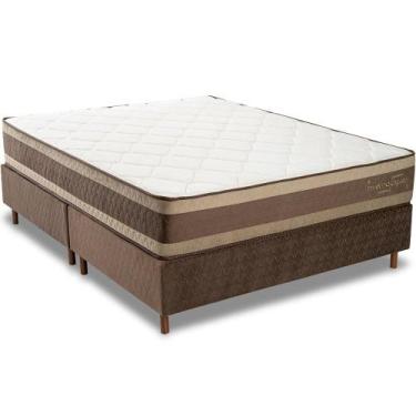 Imagem de Conjunto Box Queen de Molas Inverno e Verão 158x198 Kappesberg, Bege/M