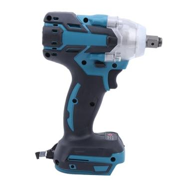 Imagem de Naroote Chave de Impacto Elétrica Sem Escova Recarregável, Chave de Impacto de Eixo de Aço de Tungstênio para Marcenaria 21V para Bateria