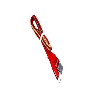 Imagem de Cabo de Dados Usb Reforçado Fleivel 3.1 A iPhone Vermelho Cbo-5664, H Maston, CBO-5664, Vermelho
