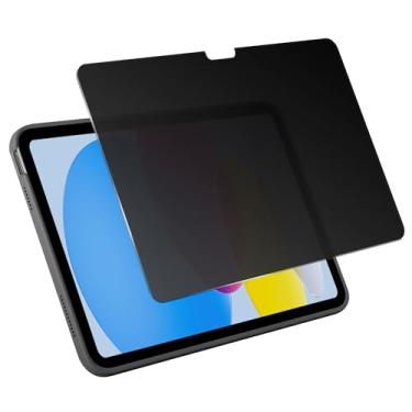 Imagem de Westillux Protetor de tela de privacidade para iPad (A16) 11ª/10ª geração (11/10 polegadas, 2025/2022) vidro temperado antiespião, antiarranhões, sem bolhas, compatível com Apple Pencil