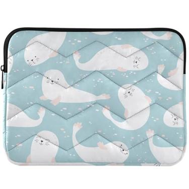 Imagem de Capa protetora para laptop Cute Seals, capa protetora para laptop, capa para MacBook, acessórios de computador de 13 a 14 polegadas, universal