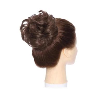 Imagem de Penteado De Cabelo Sintético Preto, Castanho E Loiro, Rabo De Cavalo E