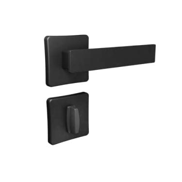 Imagem de Fechadura Topazio União Mundial (Preto Fosco, Banheiro)