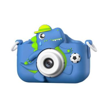 Imagem de Câmera Digital Infantil 32G 1080p HD Tela Brinquedo Dinossauro Para Me