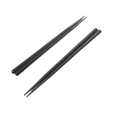 Imagem de Conjunto De Hashis Japoneses Pretos Resistentes a Altas Temperaturas, 