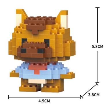 Imagem de Blocos de montar infantil Brinquedo educativo Mini brinquedos Brinqued